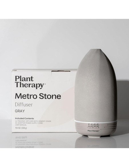 Difusor de Aceite Esencial Plant Therapy Metro Gris 120ml
