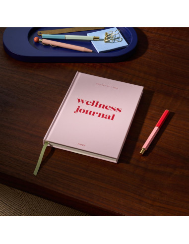 Diario de Bienestar Papier Rosa Bebé 21.5x15.3 cm Tapa Dura