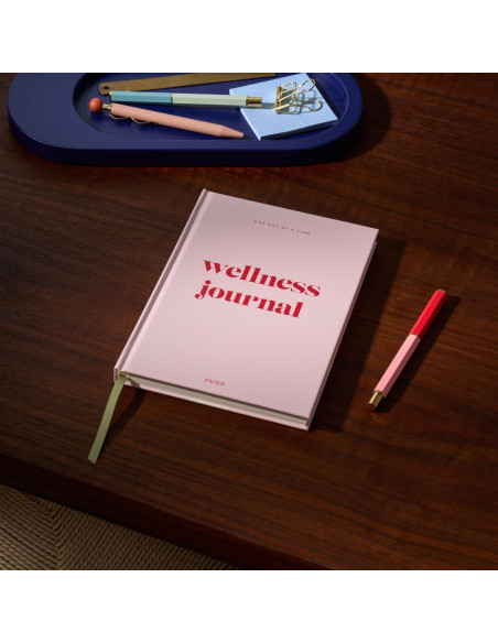 Diario de Bienestar Papier Rosa Bebé 21.5x15.3 cm Tapa Dura