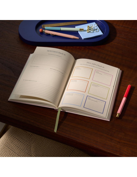 Diario de Bienestar Papier Rosa Bebé 21.5x15.3 cm Tapa Dura