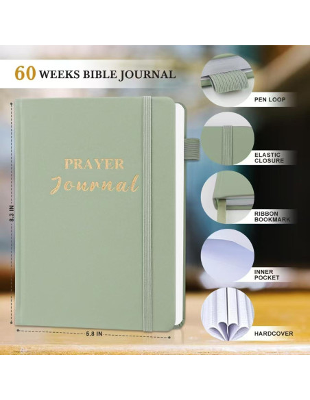 Diario de Oración Zorblinx A5 Verde - 60 Semanas de Reflexión