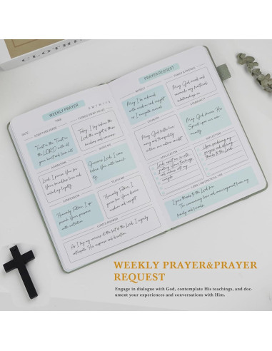 Diario de Oración Zorblinx A5 Verde - 60 Semanas de Reflexión