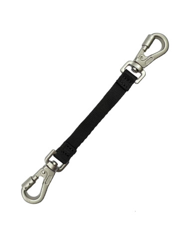 Clip de Respaldo Doble Extremo Della Stella para Arnés de Perros