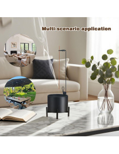 Paquete de 2 Soportes de Incienso Metal Genérico 300g Antideslizante 2