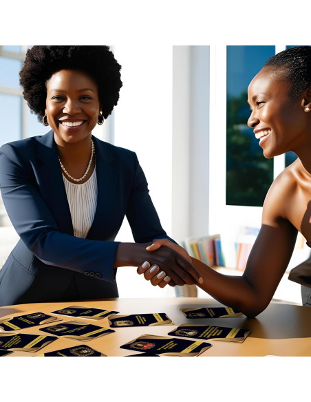 Tarjetas de Afirmación Momentum para Mujeres Negras - 50 Mensajes Positivos