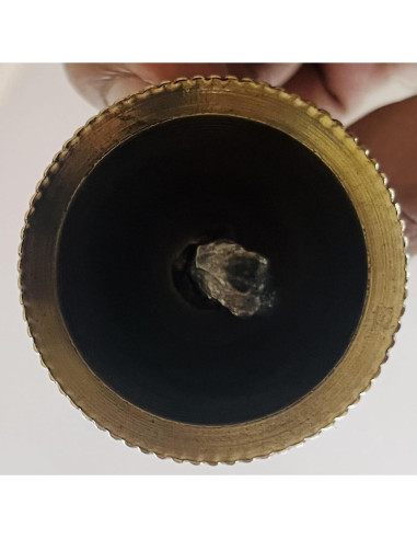 Campana de Mano de Bronce Indian Consigners 7.62 cm Oro Triple Luna