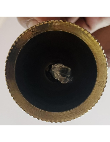 Campana de Mano de Bronce Indian Consigners 7.62 cm Oro Triple Luna