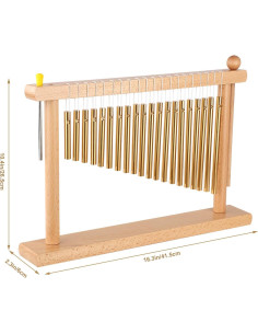 Campanilla de Viento LIEKE 20 Tonos para Meditación y Yoga 2