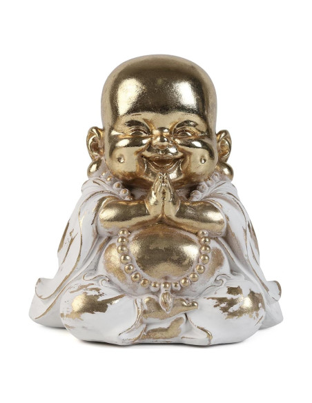 Estatua de Buda Maitreya Dorado 20.8 cm - Suoedd