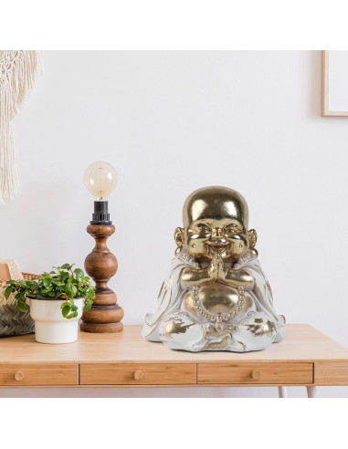 Estatua de Buda Maitreya Dorado 20.8 cm - Suoedd