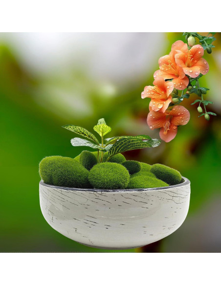 Rocas de Musgo Artificial AncBace 20 Piezas Decoración Verde