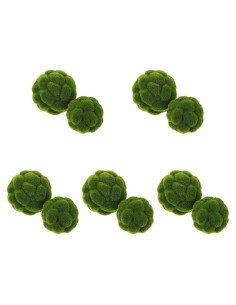 Bolas de Musgo Verde Cabilock 10pcs 9.9cm y 11.9cm Decorativas