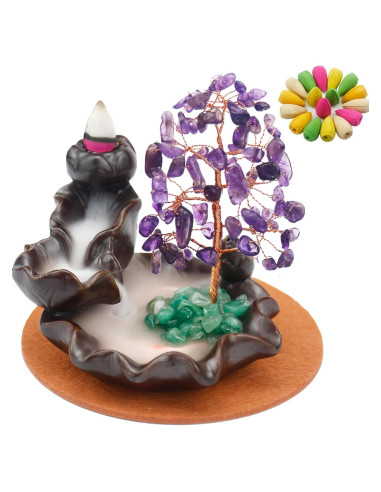 Quemador de Incienso en Cascada Dreamgirnh con 30 Conos y Varillas