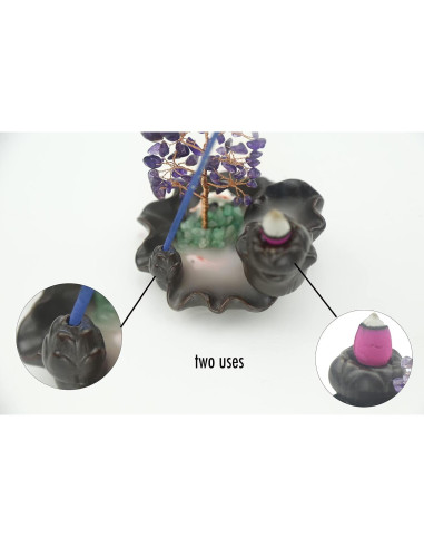 Quemador de Incienso en Cascada Dreamgirnh con 30 Conos y Varillas