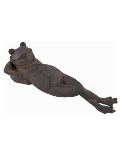 Estatua de Rana Meditativa Bellaa 30.48 cm para Jardín