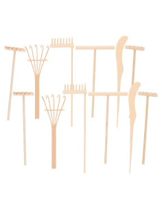 Juego de Mini Rastrillos de Jardín Zen BESPORTBLE - Accesorios Decorativos