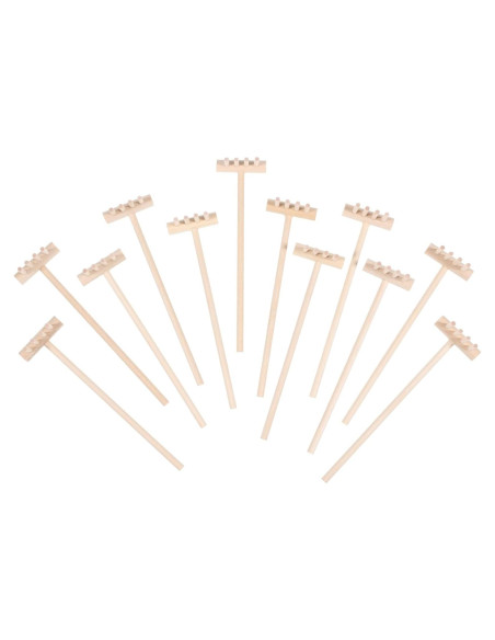 Mini Rastrillos de Jardín Zen Cabilock 12 Piezas 14 cm