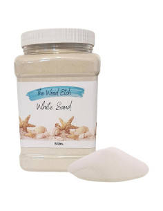 Arena Blanca Natural 2.27 kg para Caja de Arena y Decoración