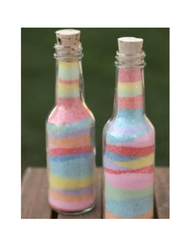 Arena de color CalCastle 1 kg para manualidades y decoración