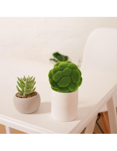 Bolas de Musgo Artificial Aboofan 10cm y 12cm para Decoración