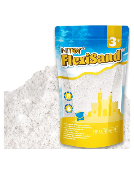 Arena de Juego NiToy 1.0Kg - Nunca Se Seca, Ideal para Niños