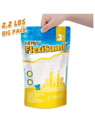 Arena de Juego NiToy 1.0Kg - Nunca Se Seca, Ideal para Niños