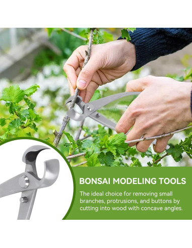 Cortador de Bonsái HERCHR 180mm Acero Inoxidable Ergonomico