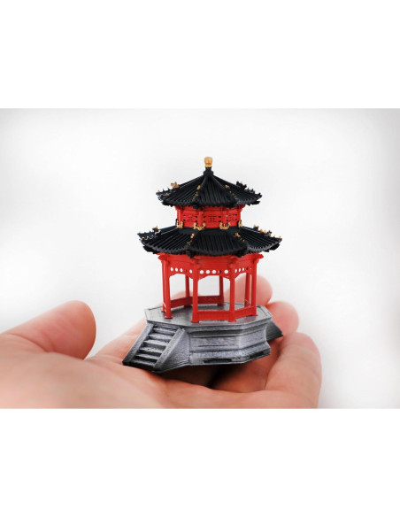 Miniatura Pabellón Chino KARESANSUI - Decoración Zen para Acuarios