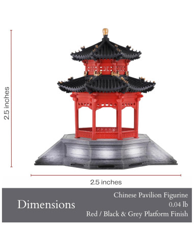 Miniatura Pabellón Chino KARESANSUI - Decoración Zen para Acuarios
