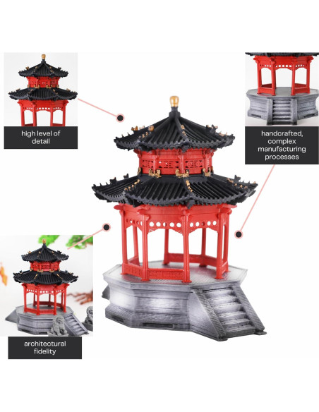 Miniatura Pabellón Chino KARESANSUI - Decoración Zen para Acuarios