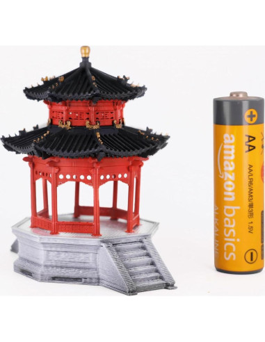 Miniatura Pabellón Chino KARESANSUI - Decoración Zen para Acuarios