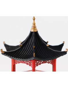 Pabellón Chino Tradicional KARESANSUI - Decoración Zen 6.35cm 2