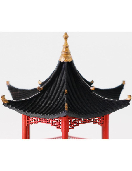 Pabellón Chino Tradicional KARESANSUI - Decoración Zen 6.35cm