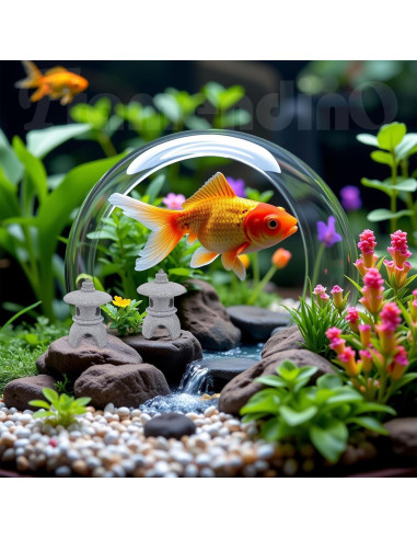 Estatuas de Linterna Miniatura Pagoda Framendino 4 Piezas