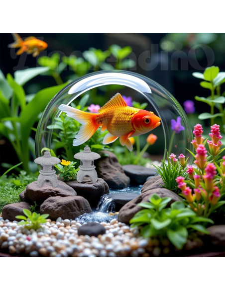 Estatuas de Linterna Miniatura Pagoda Framendino 4 Piezas