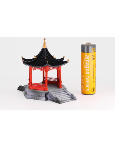 Pabellón Chino Tradicional KARESANSUI - Decoración Zen 6.35cm