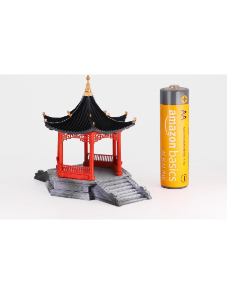 Pabellón Chino Tradicional KARESANSUI - Decoración Zen 6.35cm