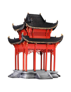 KARESANSUI Miniatura Pabellón Chino 6.35cm Decoración Zen