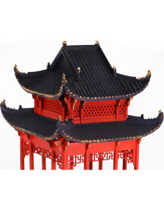 KARESANSUI Miniatura Pabellón Chino 6.35cm Decoración Zen 2