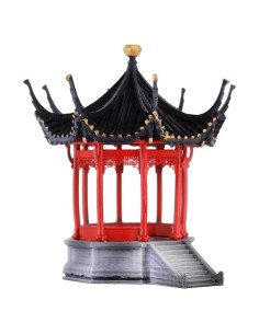 KARESANSUI Mini Pabellón Chino Tradicional - Decoración Zen