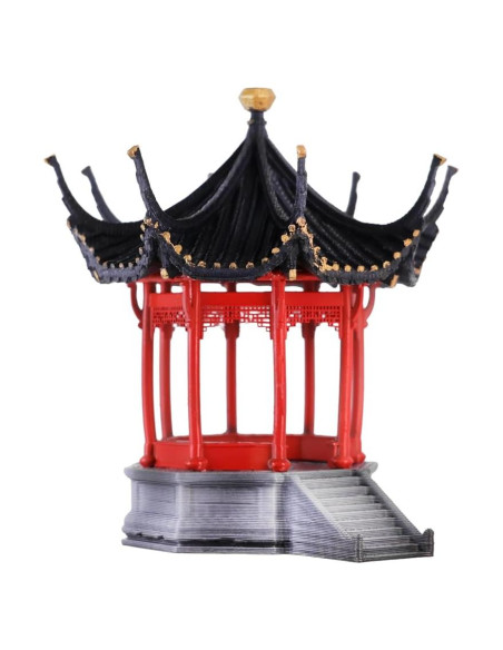 KARESANSUI Mini Pabellón Chino Tradicional - Decoración Zen