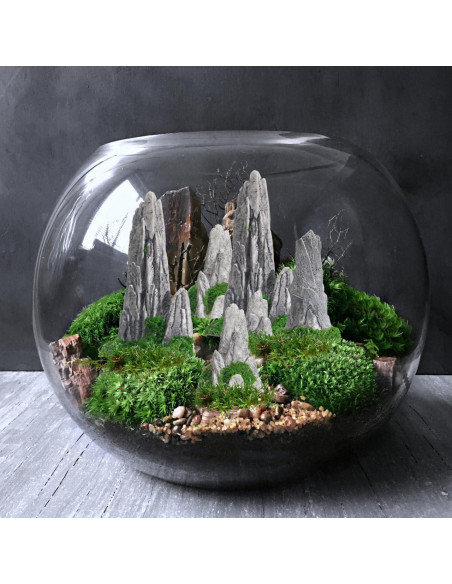 Estatuas de Rocalla Miniatura DOITOOL 12PCS Jardín Zen