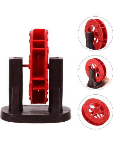 Adorno de Molino de Agua POPETPOP para Acuario Rojo 7.49cm