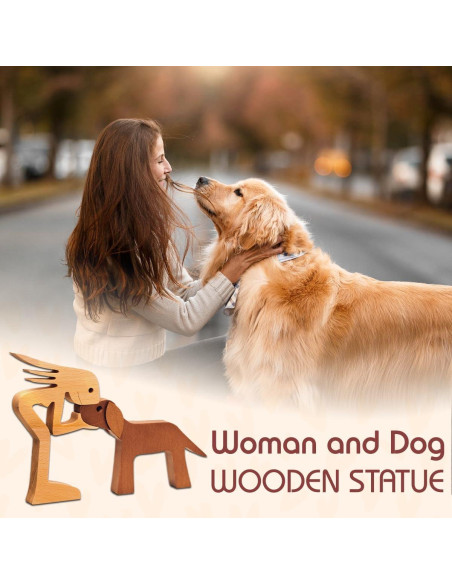 Escultura de Madera Pawfect House Perro 22.86x15.24 cm