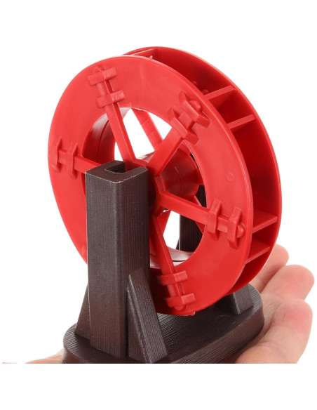 Adorno de Molino de Agua POPETPOP para Acuario Rojo 7.49cm