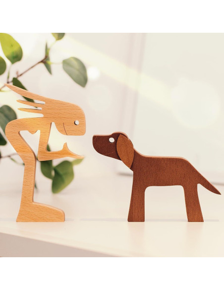 Escultura de Madera Pawfect House Perro 22.86x15.24 cm