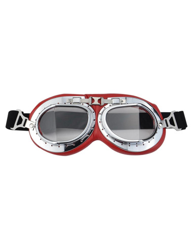 Gafas de Motocicleta Retro Peicees Unisex Anti-Vaho 18.5cm