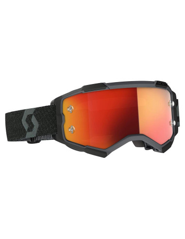 Gafas de Motocross SCOTT Fury - Negro/Naranja Lente Chrome