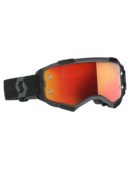 Gafas de Motocross SCOTT Fury - Negro/Naranja Lente Chrome