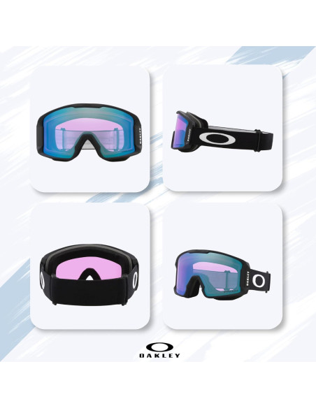Gafas de Esquí Oakley Line Miner M para Hombres y Mujeres - Negro Mate